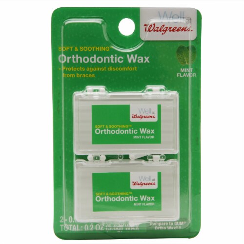 Walgreens Mint Flavor Orthodontic Wax, 2 ct Kroger