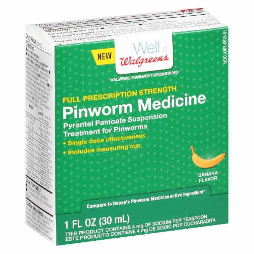 Walgreens Pinworm Medicine Perspective: front