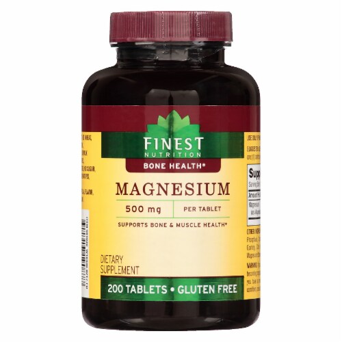 Finest Nutrition Magnesium Tablets 500mg, 200 ct Kroger
