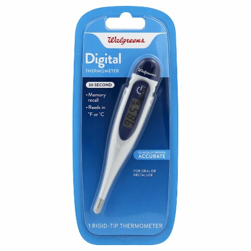 Walgreens Digital Thermometer 30 Second Rigid-Tip