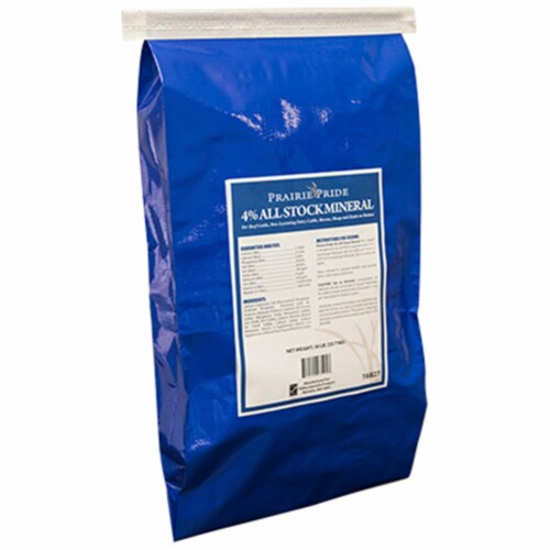Ridley Inc 16827 50 lbs. All Stock Mineral Perspective: front