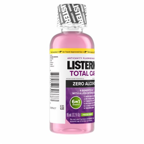 Listerine Total Care Zero AlcoholFree Mouthwash, Fresh Mint, 3.2 fl