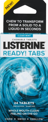 Listerine Clean Mint Ready! Tabs Perspective: front