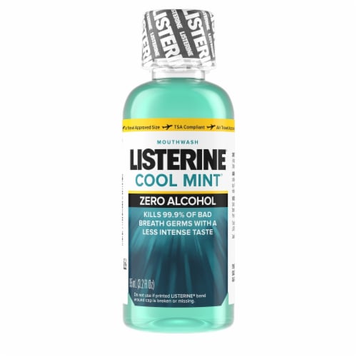 LISTERINE COOLMINT ZERO ALCOHOL 95ML Perspective: front