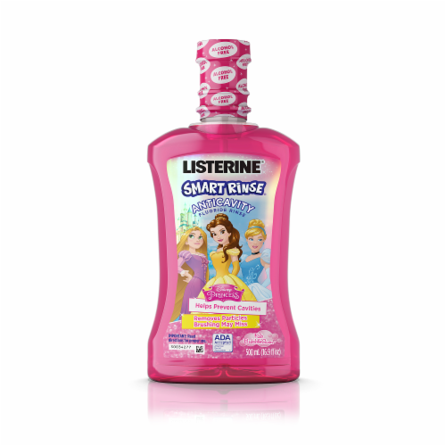 Listerine Smart Rinse Princess Mouthwash Perspective: front