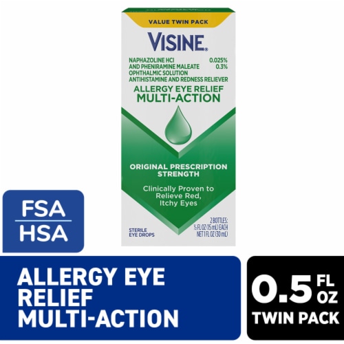 Visine Allergy Relief Multi-Action Eye Drops Perspective: front