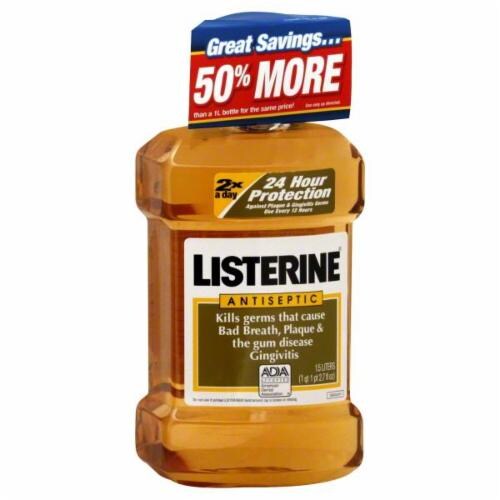 Listerine Antiseptic Mouthwash Perspective: front