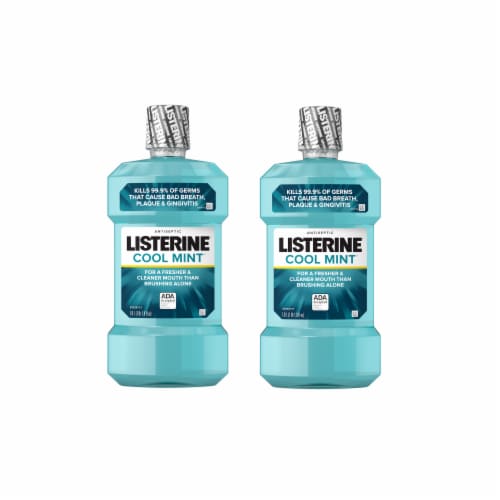 Listerine® Cool Mint Mouthwash Perspective: front
