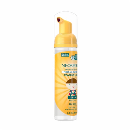 Neosporin Kids Antiseptic Foaming Wound Cleanser Perspective: front