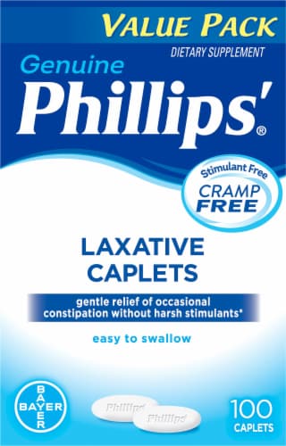 Phillips® Laxative Caplets Value Pack Perspective: front