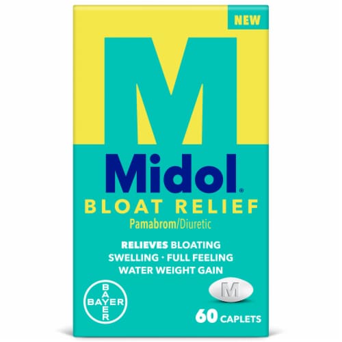 Midol Bloat Relief Caplets Perspective: front