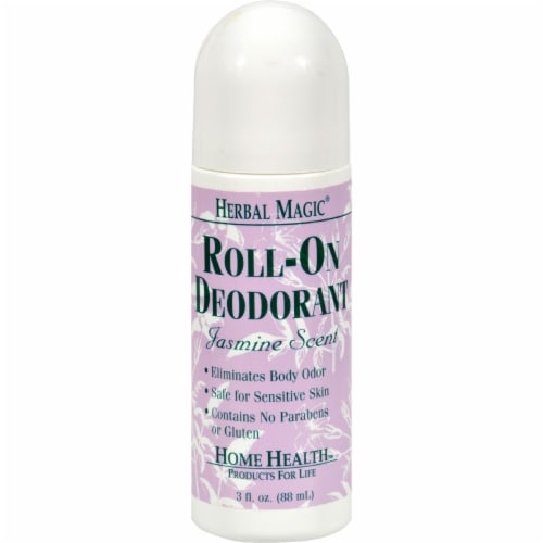 Herbal Magic Jasmine Scent Roll-On Deodorant Perspective: front
