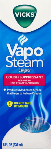 Vicks Vapo Steam Liquid Cough Suppressant Perspective: front