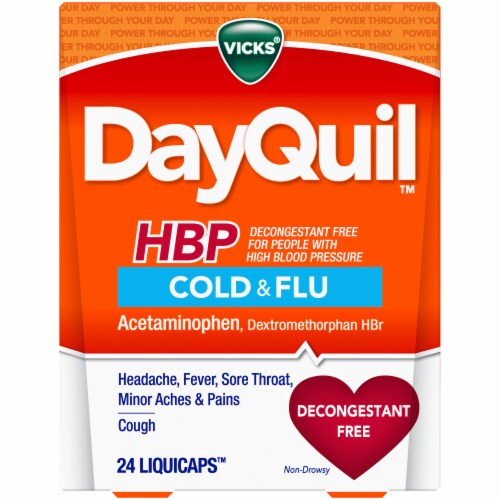 Vicks DayQuil HBP Cold & Flu Perspective: front