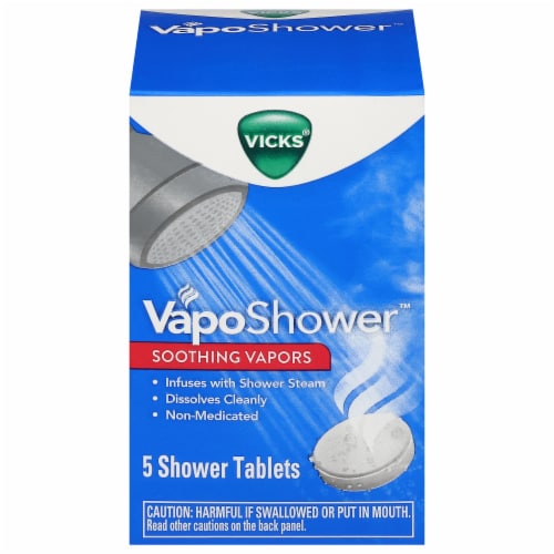 Vicks VapoShower Soothing Vapors Shower Tablets Perspective: front