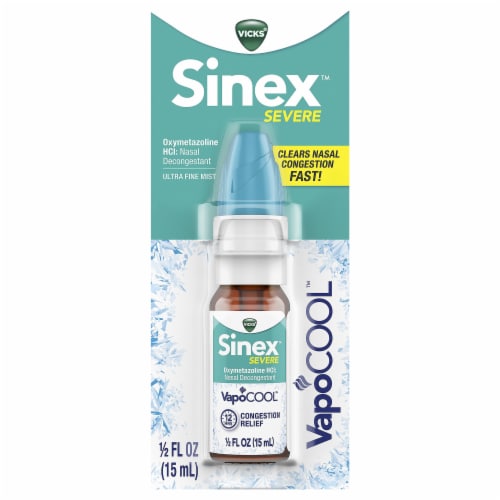 Vicks Sinex Severe Vapocool Perspective: front