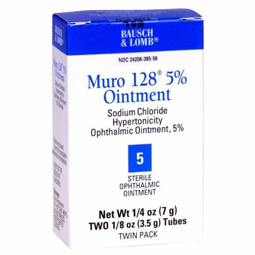 Bausch & Lomb Muro-128 5% Ointment Perspective: front