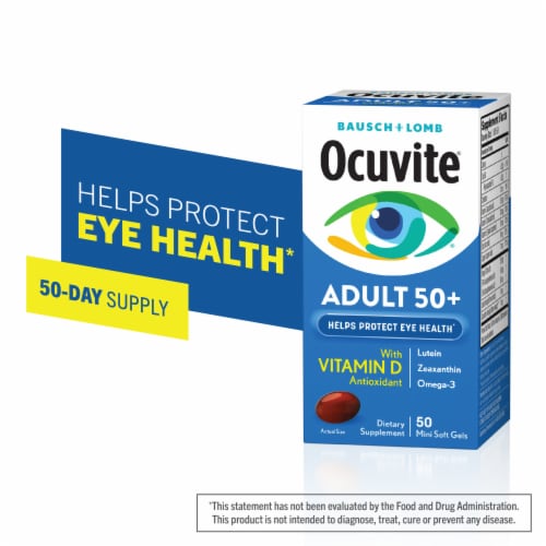 Ocuvite Adult 50 Plus Eye Vitamin Soft Gels Perspective: front