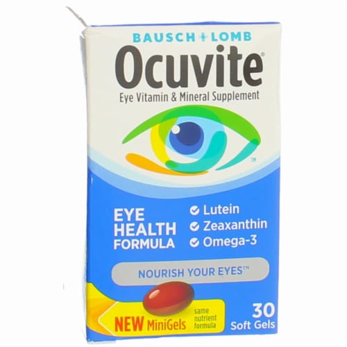 Bausch & Lomb Ocuvite® Eye Health Formula Soft Gels Perspective: front