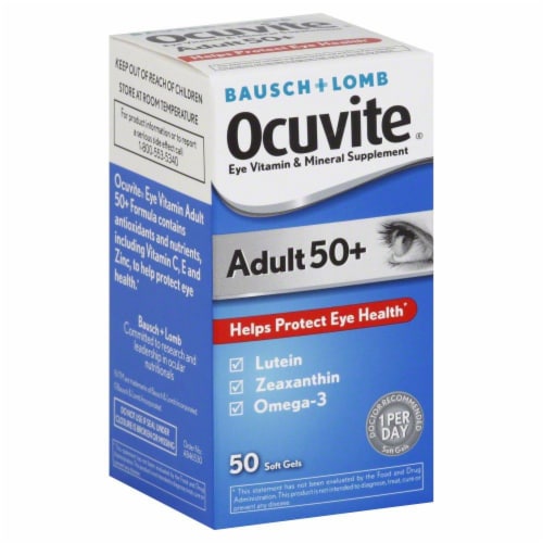 Bausch & Lomb Ocuvite Eye Vitamin & Mineral Supplement Perspective: front
