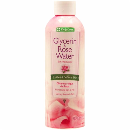 De La Cruz® Glicerina & Agua De Rosas Skin Moisturizer Perspective: front