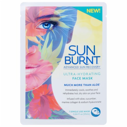 SunBurnt™ Advanced Sun Recovery Ultra-Hydrating Face Mask Perspective: front