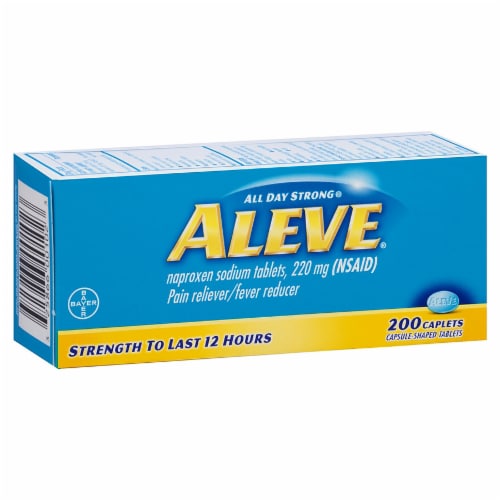 Aleve Caplets 220mg Perspective: front