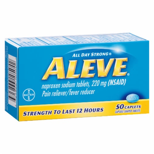 Aleve® Caplets Perspective: front