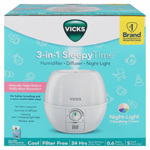 Vicks 3In1 Sleepy Time™ Humidifier, 1 ct QFC