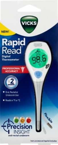 Vicks Rapid Read Digital Thermometer Perspective: front