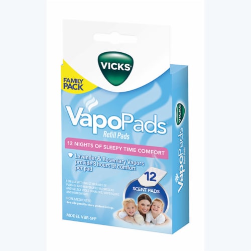 Vicks VapoPads Lavender & Rosemary Vapor Scent Pads, 12 ct Fred Meyer