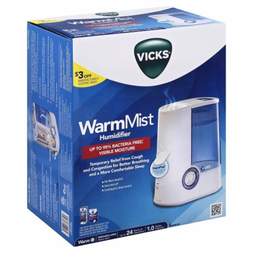Vicks Warm Mist Humidifier, 1 ct Ralphs