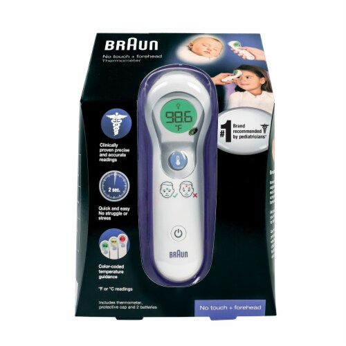 Braun No Touch Forehead Thermometer Perspective: front