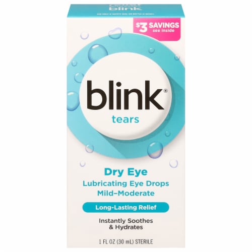 Blink Tears Lubricating Eye Drops Perspective: front