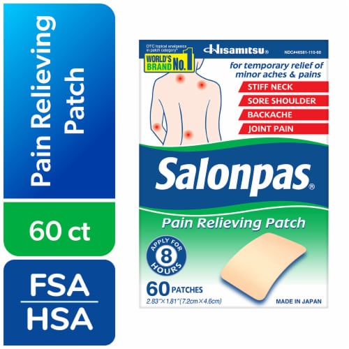 Salonpas® Pain Relieving Patches Perspective: front