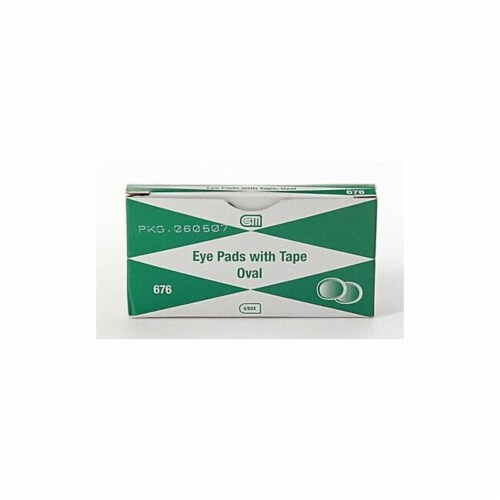 Sim Supply Eye Pad,Cotton/Gauze,Unitized,PK4 64470 Perspective: front