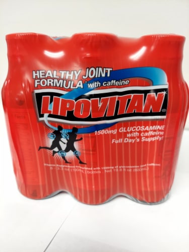 Lipovitan® Healthy Joint Formula Vitamin Energy Drink Perspective: front