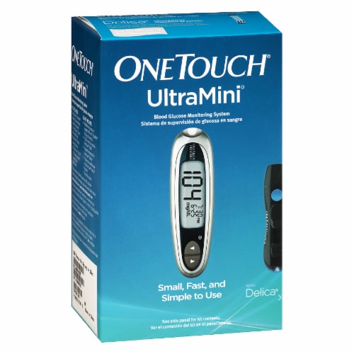 OneTouch UltraMini Glucose Monitoring System Perspective: front