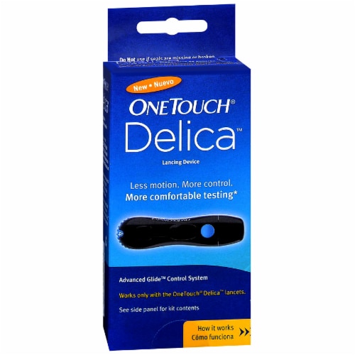 OneTouch Delica Lancing Device Perspective: front