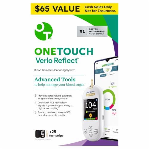 OneTouch Verio Reflect® Blood Glucose Monitoring System, 1 ct - Kroger