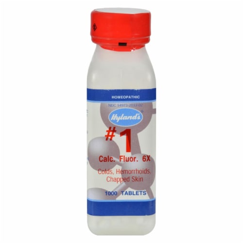 Hyland's  No 1 Calcarea Fluorica 6x Perspective: front
