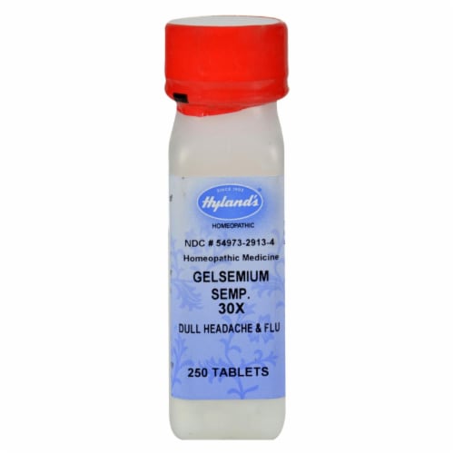 Hyland's Homeopathic Gelsemium Sempervrns Tablets Perspective: front