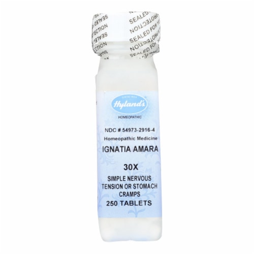 Hyland's Ignatia Amara Tension or Stomach Cramp Tablets Perspective: front