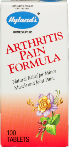 Hyland's Homeopathic Arthritis Pain Formula Natural Relief for Minor Muscle & Joint Pain Perspective: front