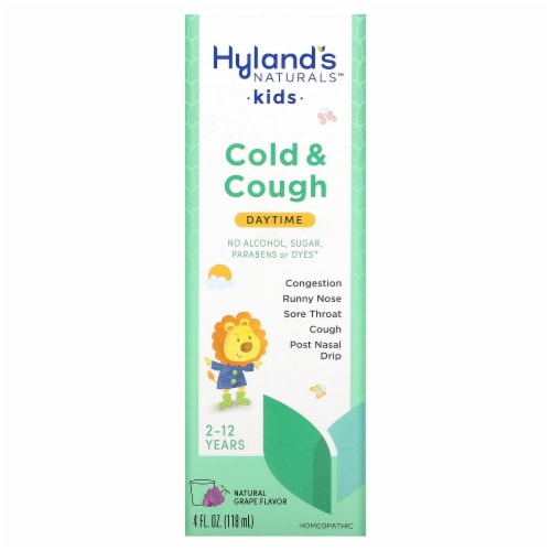 Hylands Natural™ Grape Flavor Cold 'n Cough Homeopathic Medicine Perspective: front