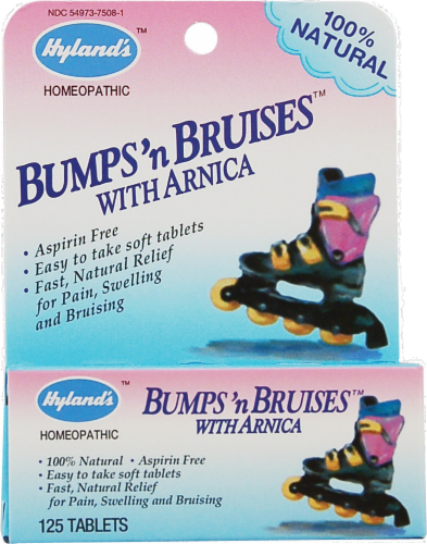 Hyland's for Kids Bumps 'N Bruises Tablets Perspective: front