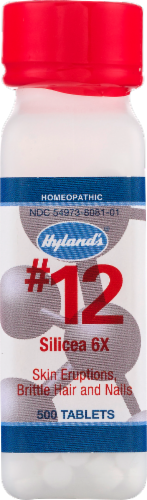 Hyland's Homeopathic Hair & Nails Tablets Perspective: front