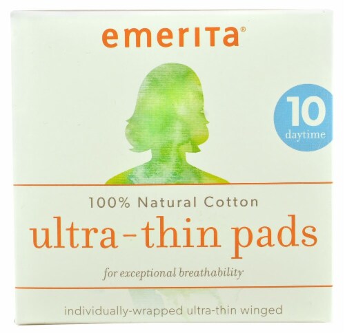 Emerita Ultra-Thin Daytime Pads Perspective: front