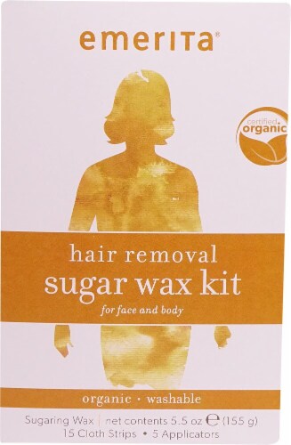King Soopers Emerita Organic Hair Removal Sugar Wax Kit For Face
