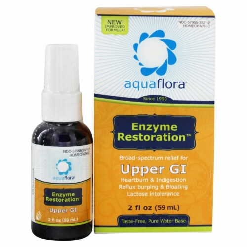 AquaFlora Candida Enzyme Restoration - 2 oz. Perspective: front